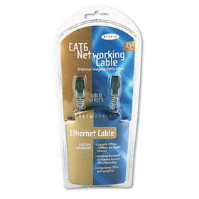 High Performance CAT6 UTP Patch Cable, 25 ft., Graybelkin 