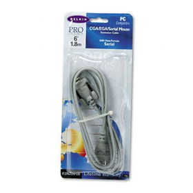Pro Series CGA/EGA Monitor Extension Cable, DB9M/DB9F Connectors, 6 ft.belkin 