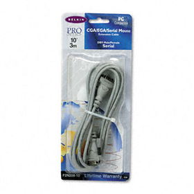 Pro Series CGA/EGA Monitor Extension Cable, DB9M/DB9F Connectors, 10 ft.belkin 