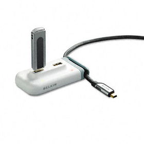 USB Plus Four-Port 2.0 Hub, Whitebelkin 