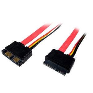 CABLES, 18"" SLIMLINE SATA CABLEcables 