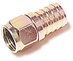 RG-6 Weatherproof Crimp-On F Connector - Silicone Sealed - 25-Packweatherproof 