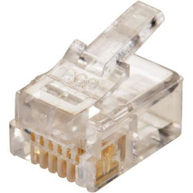 Stranded Modular Plug - 6P6C - 25-Packstranded 