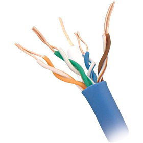 1000' Blue CAT5e Plenum Cableblue 