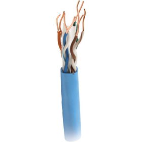 1000' Blue CAT6 Plenum Cableblue 
