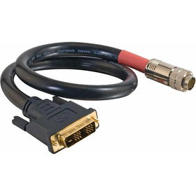 6' DVI Break-Away Flying Lead (Color Code: Red)dvi 