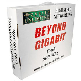 Blue Bulk CAT6 24-Gauge Solid UTP Cable - 100mblue 