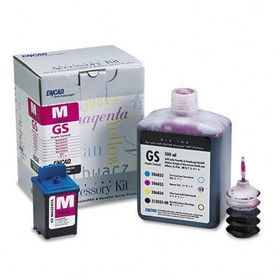 Kodak 206833 - 206833 Ink & Cartridge Kit, 2 Bottles of Ink/1 Empty Cartridge, Magentakodak 