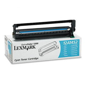 Lexmark 12A1452 - 12A1452 Toner, 6500 Page-Yield, Cyanlexmark 