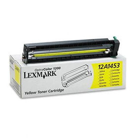 Lexmark 12A1453 - 12A1453 Toner, 6500 Page-Yield, Yellowlexmark 