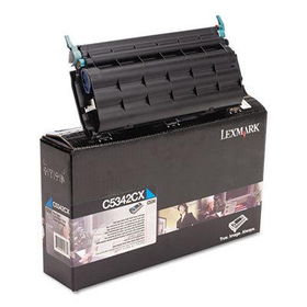 Lexmark C5342CX - C5342CX High-Yield Toner, 6000 Page-Yield, Cyanlexmark 