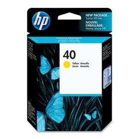 INK, HP 40Y YELLOW INKJET CARTink 