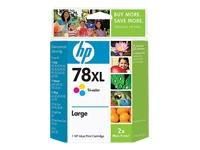 INK,HP 78A TRICOLOR INKJET PRINT CARink 