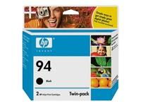 INK,HP 94 BLACK RETAIL TWIN PACKink 