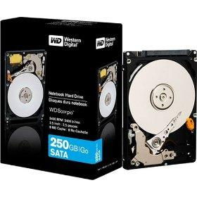 Western Digital 250GB SATA Notebook Hard Drive (Retail package)western 