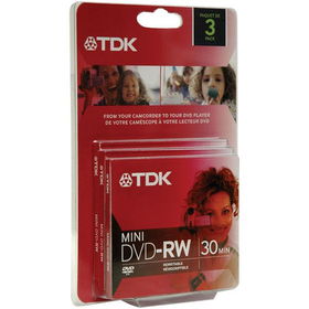 1.4 GB 2X MINI DVD-RWS, 3 PKdvdrws 