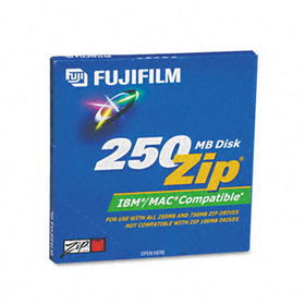 Fuji 25285001 - IBM/Mac Compatible ZIP Disk, 250MBfuji 