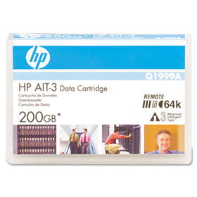 HP Q1999A - 8 mm AIT-3 Cartridge, 230m, 100GB Native/200GB Compressed Capacity