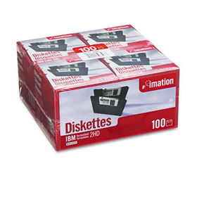 imation 46606 - 3.5 Diskettes, IBM-Formatted, DS/HD, 100/Pack