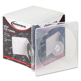 Slim CD Case, Clear, 25/Packinnovera 