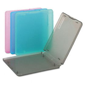 Innovera 81903 - 3.5 Double Diskette Case Holds Two CDs, Polypropylene Translucent, Pack of 4innovera 