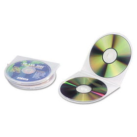 CD/DVD Shell Case, Clear, 25/Packinnovera 