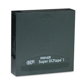 Maxell 183700 - 1/2 Super DLT Cartridge, 1828ft, 160GB Native/320GB Comp Capacity