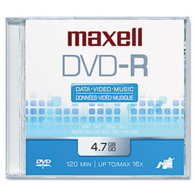 DVD-R Disc, 4.7GB, 16xmaxell 