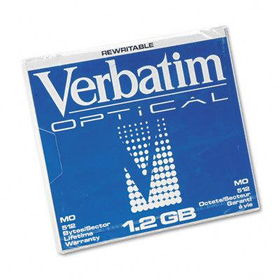 Verbatim 89108 - Magneto Optical Disk, 5.25, 1.2GB, 512 Bytes/Sector, Rewritable