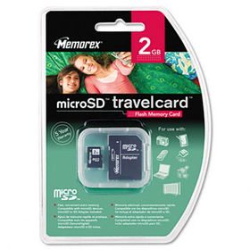 Memorex 01270 - MicroSD Travel Card, 2GBmemorex 