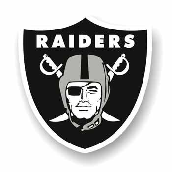 Oakland Raiders - 12"" Vinyl Magnets Case Pack 6orleans 