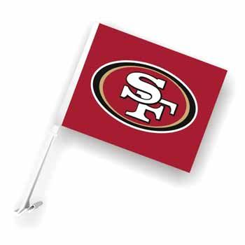 San Francisco 49Ers - 2-Sided Car Flags Case Pack 9san 