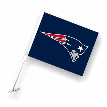 New England Patriots - 2-Sided Car Flags Case Pack 6england 