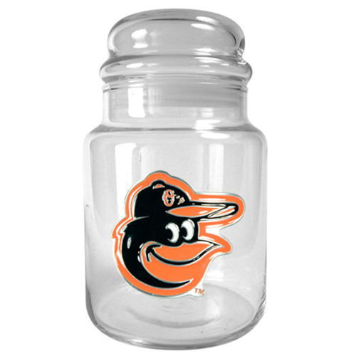 Baltimore Orioles MLB 31oz Glass Candy Jar - Primary Logobaltimore 