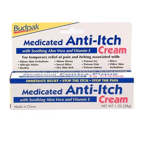 Budpak Medicated Anti-Itch Cream Case Pack 24budpak 