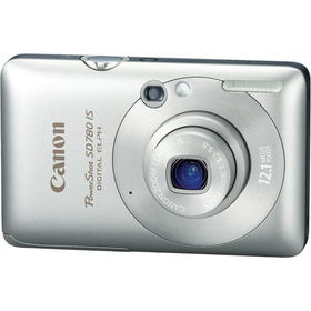 Silver SD780IS 12MP Compact Digital Camera with 3x Optical Zoom and HD Movie Recording