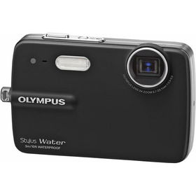 Black STYLUS-550WP 10MP Waterproof Metal Digital Camera with 3x Optical Zoom and 2.5\" LCD