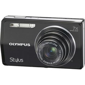 Black 12MP Digital Camera with 7x Optical Zoom, 3.0\" LCD, HDMI Output and Smile Shot