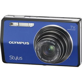 Blue 12MP Digital Camera with 7x Optical Zoom, 3.0\" LCD, HDMI Output and Smile Shot