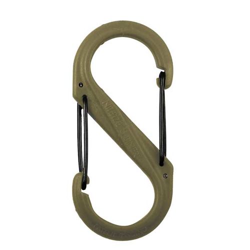 S-Biner Plastic, Size #2, Coyote Tan with Black Gates