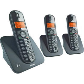 DECT Cordless Phone - 3 Handsets