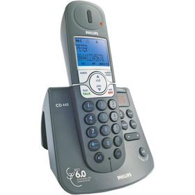 CD445 Series Cordless Phone With Digital Answering Machine And Single Handset