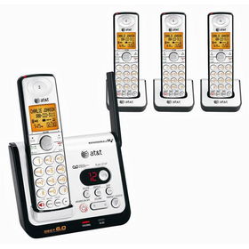 DECT 6.0 Cordless Phone With Caller ID And ITAD - 4 Handsets