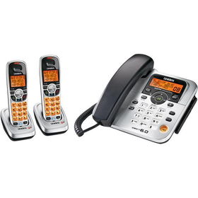 Uniden Dect 6.0 Expandable Corded/Cordless Telephone With Dual Keypad, Digital Answering System And Call Waiting/Caller ID - 2 Cordless Handsetsuniden 