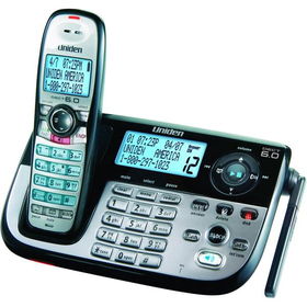 Uniden Dect 6.0 Expandable Cordless Telephone With Dual Key Pad, Digital Answering System And Caller ID -  1 Handsetuniden 