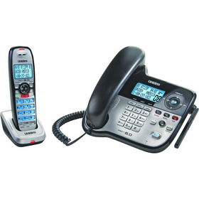 Uniden Dect 6.0 Expandable Corded/Cordless Telephone With Dual Keypad, Digital Answering System And Call Waiting/Caller ID - 1 Cordless Handsetuniden 
