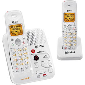 DECT 6.0 Cordless Phone With Caller ID And ITAD - 2 Handsets