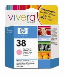 HP 38 Light Magenta Ink Cartlight 