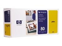 INK, HP NO 80 YELLOW PRINTHEADink 