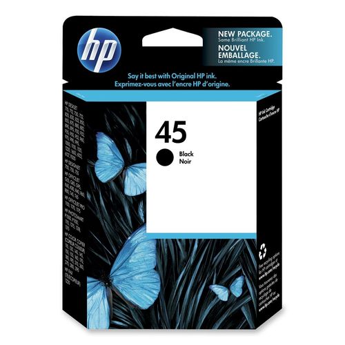 INK, HP 45A LARGE BLACK IN CARTRIDGEink 